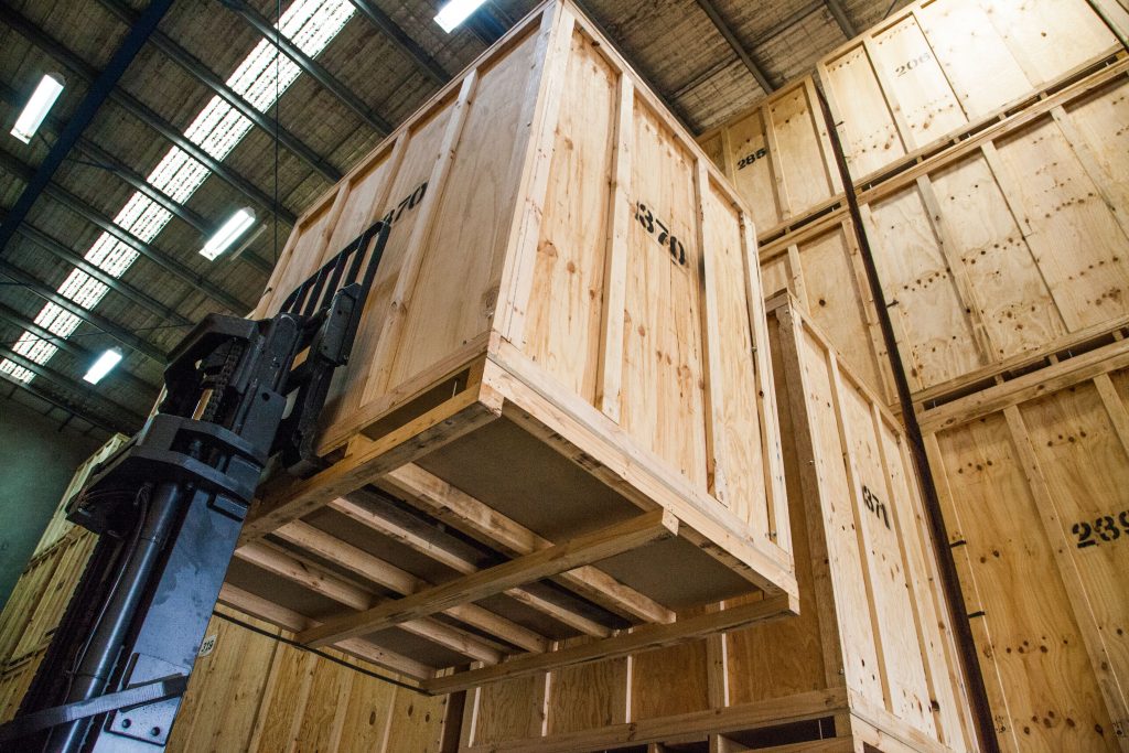 Wooden storage modules