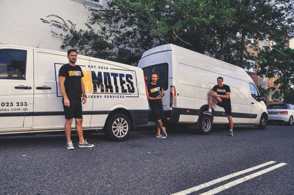 Relocation in Sydney White Vans with Three Men Removalists